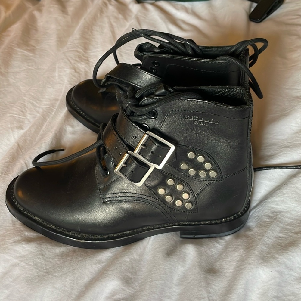 Saint Laurent Black Boots 35.5, like new